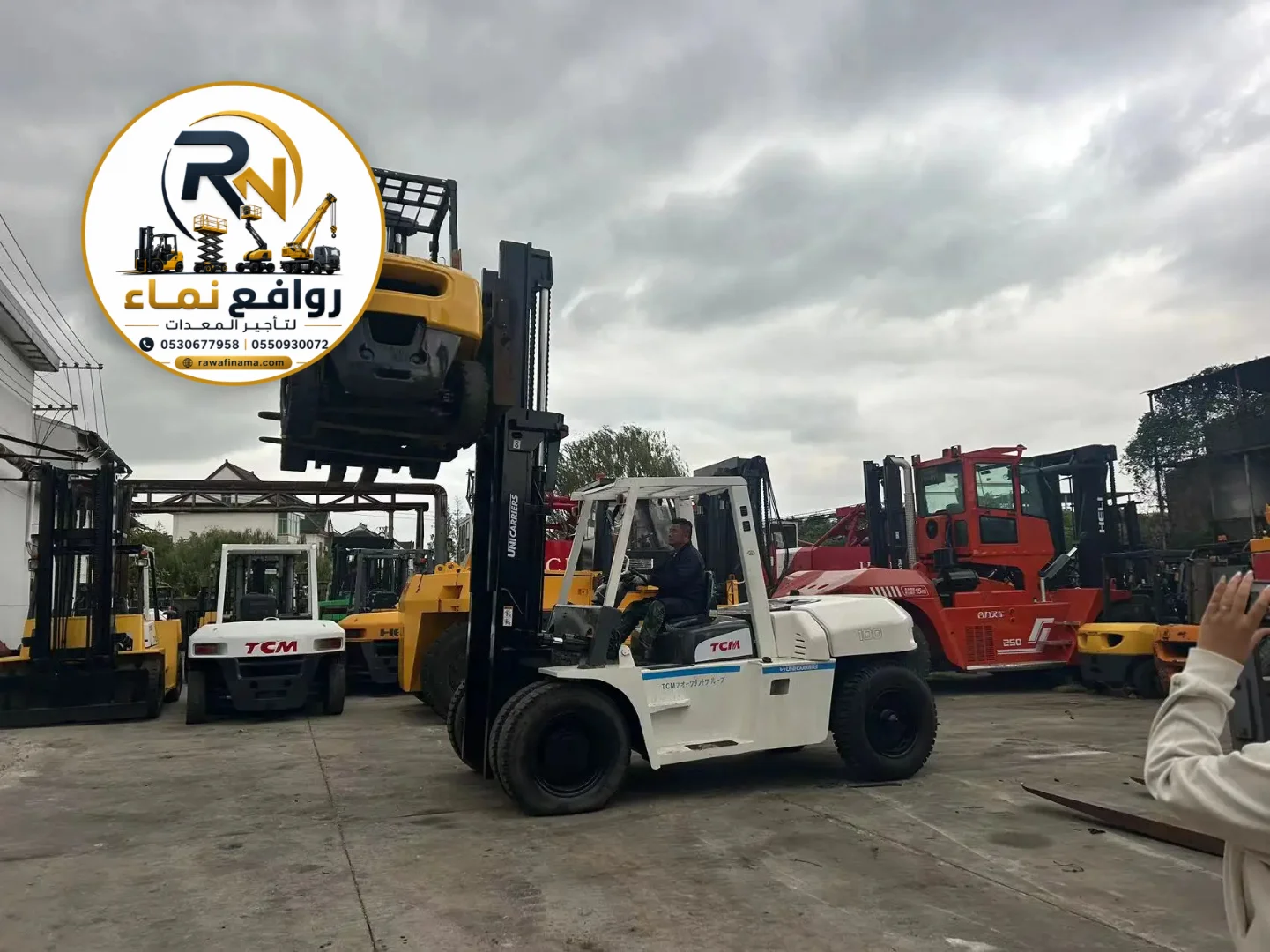 🚜 فوركلفت للإيجار في الدمام | 1.5 • 3 • 5 • 10 • 16  • 25 طن | ديزل  وغاز