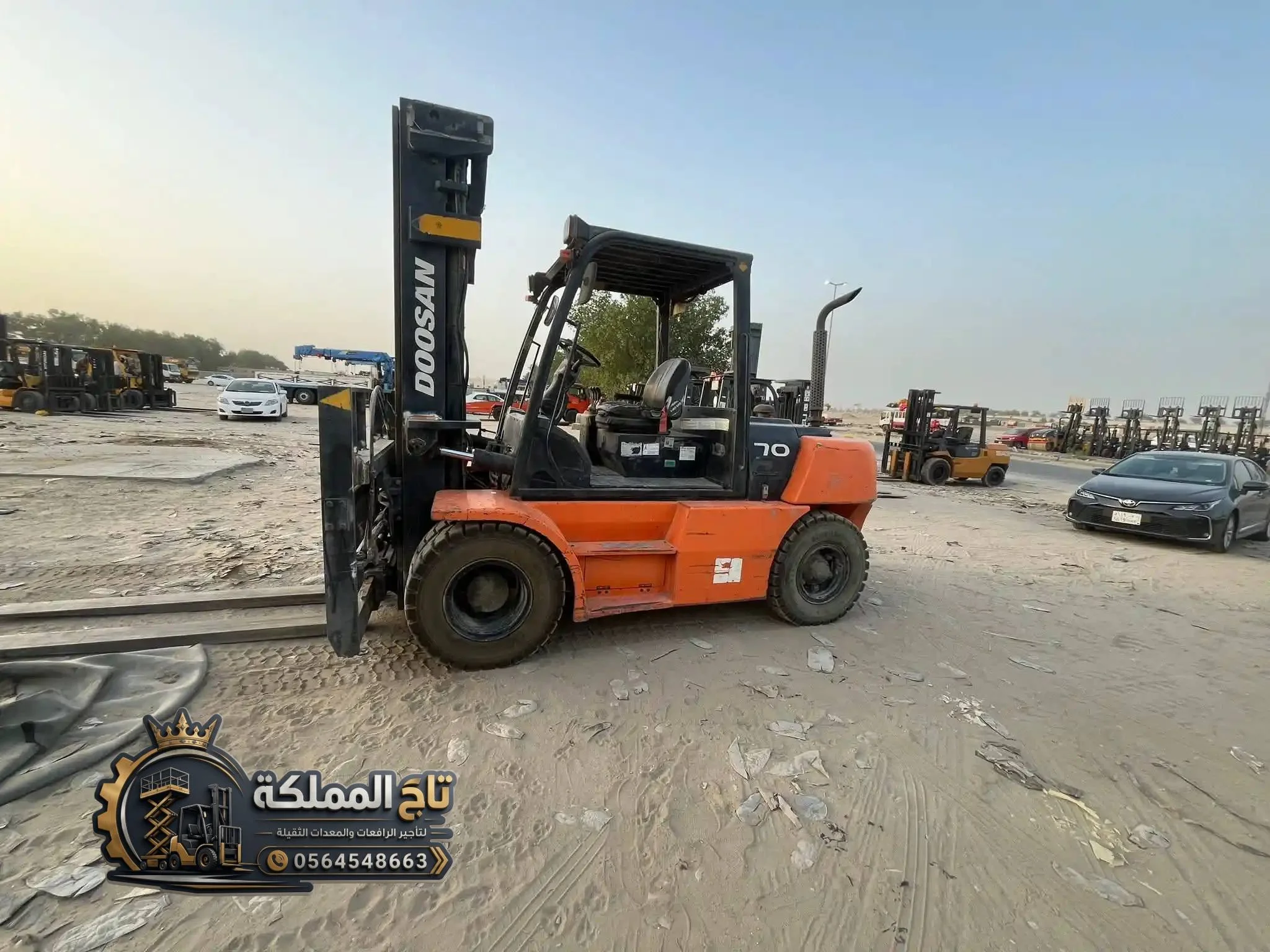 رافعات شوكية _ فوركلفت للإيجار في الرياض - من 1.5طن وحنى 30طن ✮