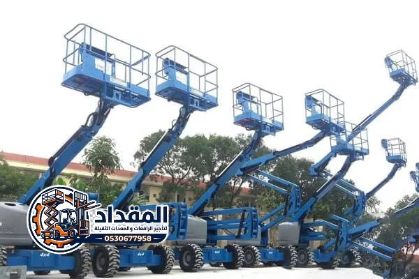 🏗️ المقداد لتأجير المان لفت والرافعات الذراعية (16م - 45م) | الخيار الأول في السعودية 🇸🇦