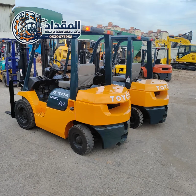 تأجير رافعات شوكية ومعدات ثقيلة | الرياض، الدمام، جدة | 2026-2027