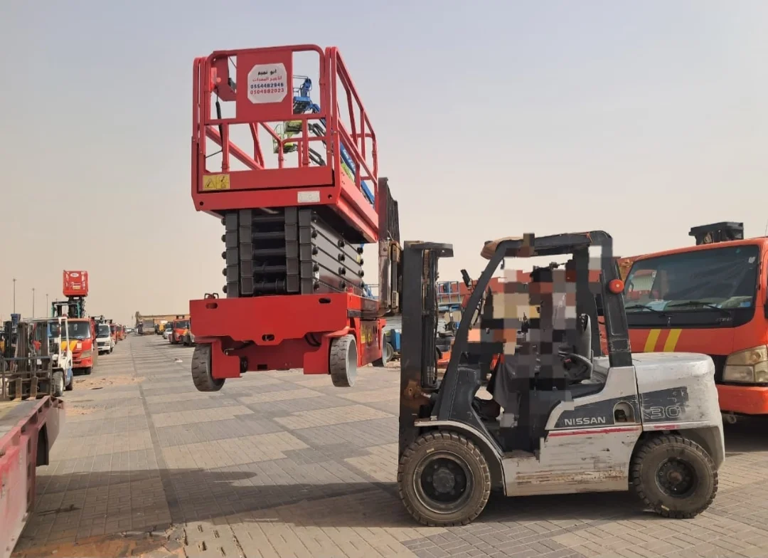 مان لفت للايجار سيزرلفت فوركلفت كرين للايجار جدة الرياض الدمام
