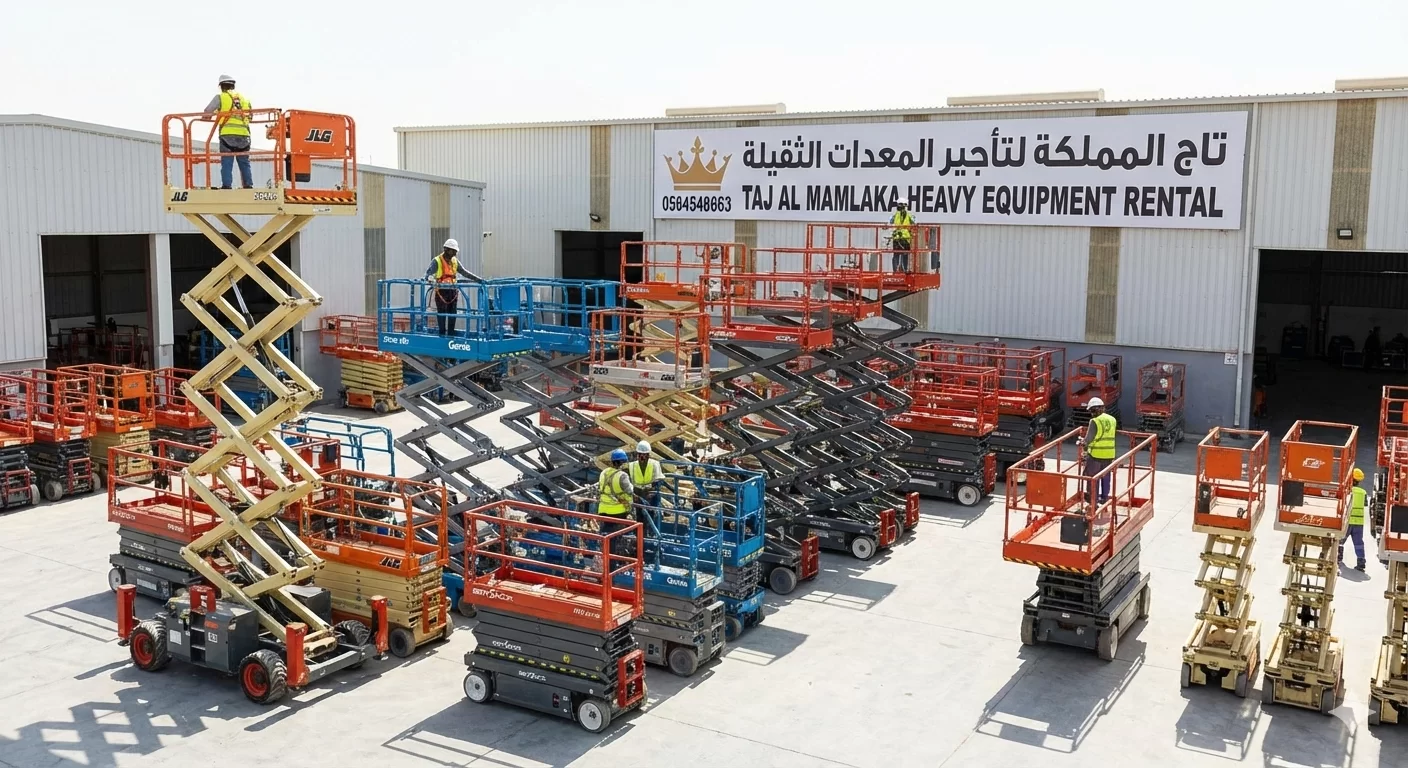 سيزر لفت للإيجار في الدمام - منصات رفع مثالية و متطورة