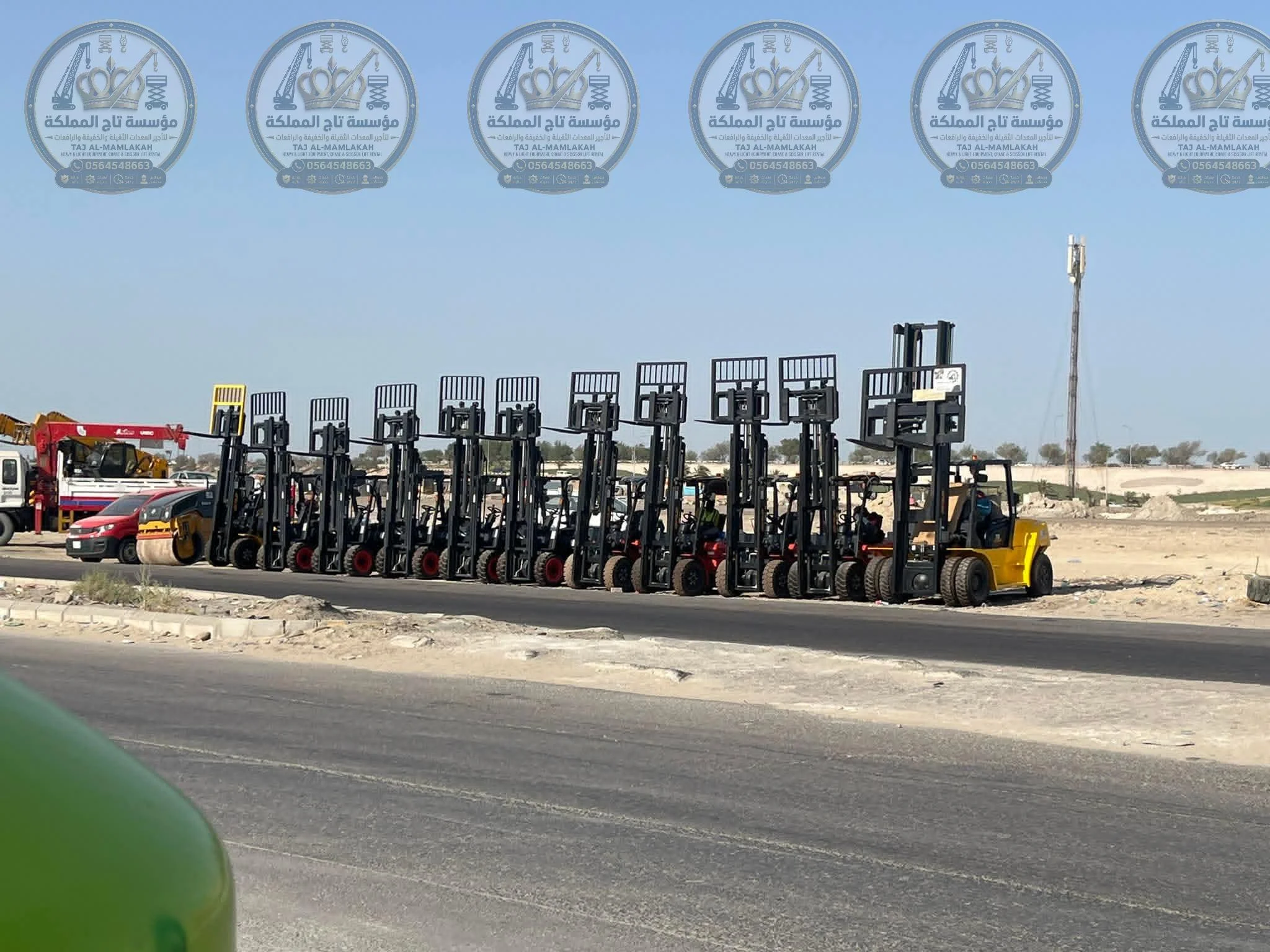 فوركلفت للإيجار في جدة | 2.5 طن 5 طن 20 طن | الخمرة - الميناء | Container Handling - Warehouse
