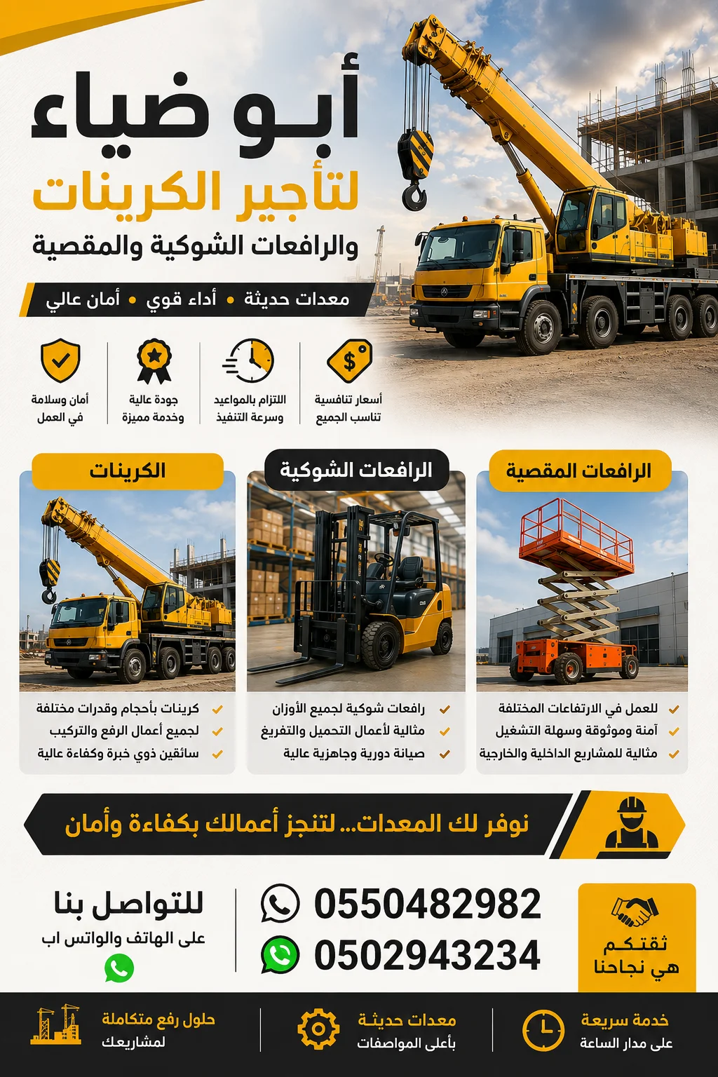 مان لفت 14m 16m 20m 22m 24m 28m 34m 38m 44m 56m للايجار