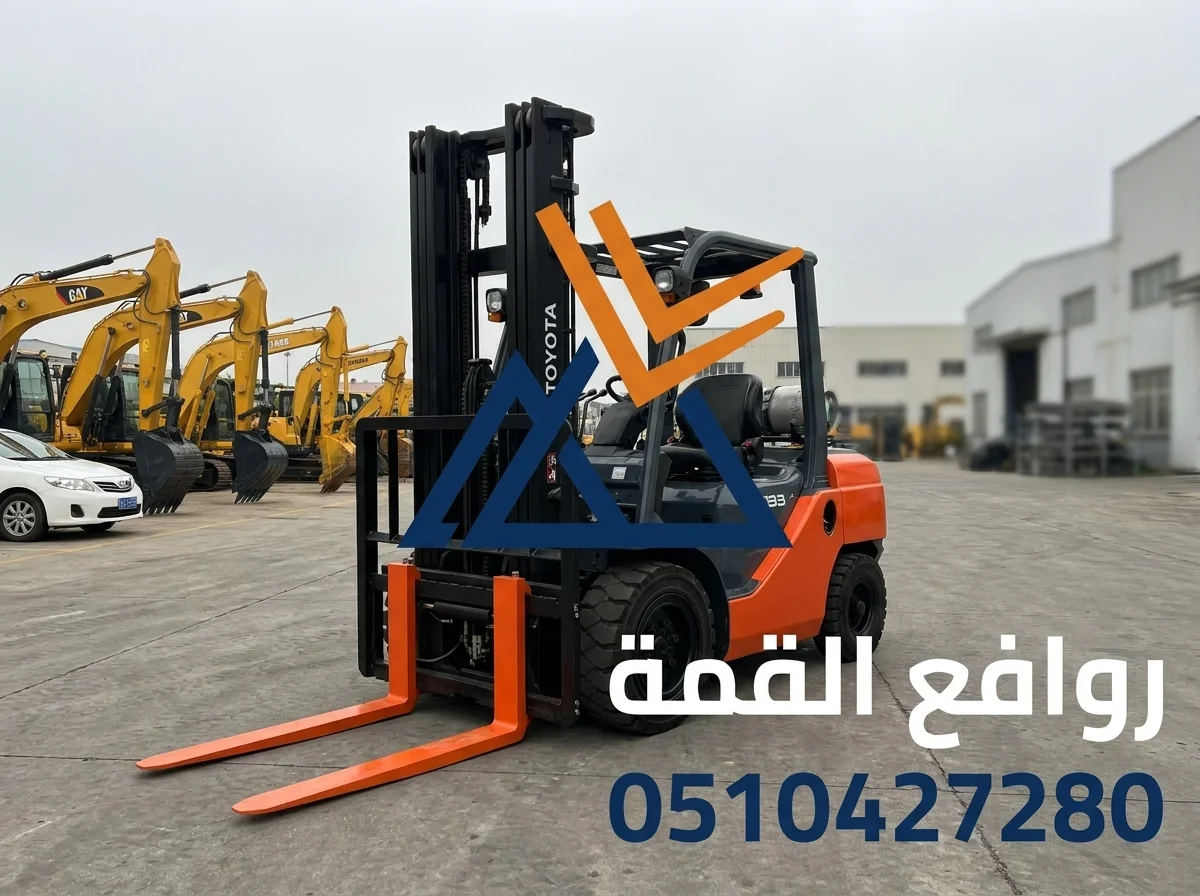 رافعة شوكية للايجار   شهري و يومي و مشاوير و سنوي  forklift for rent Monthly, daily, and yearly saudi