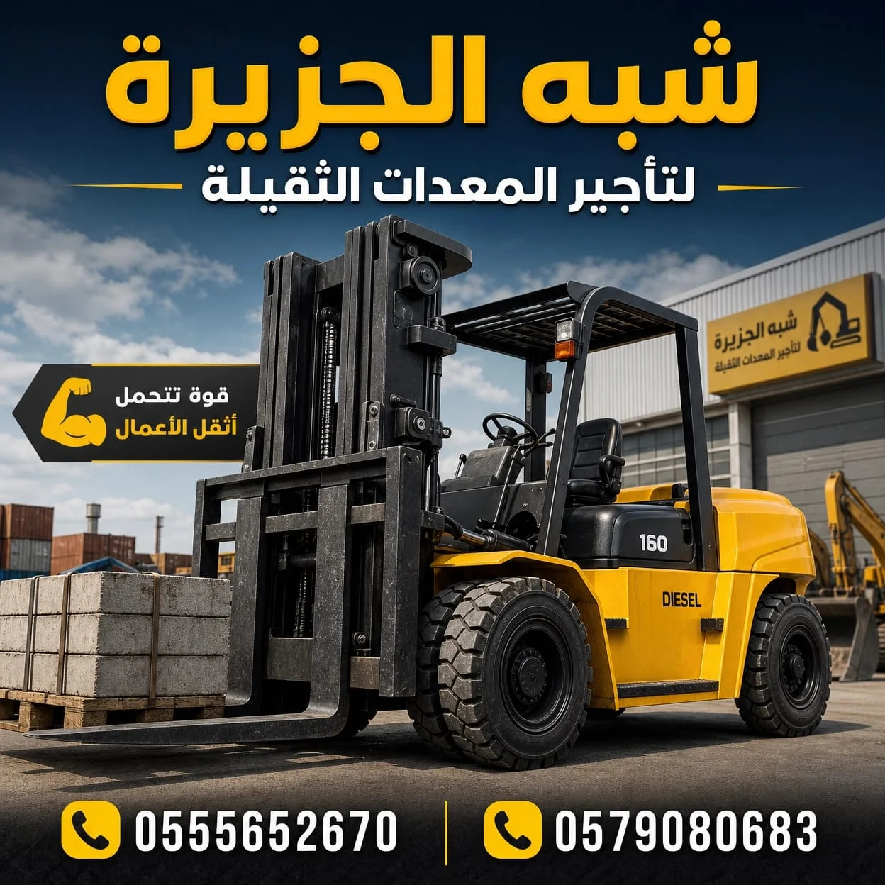 فوركلفت للايجار في جدة | 0555652670 ||* معدات حديثة *|