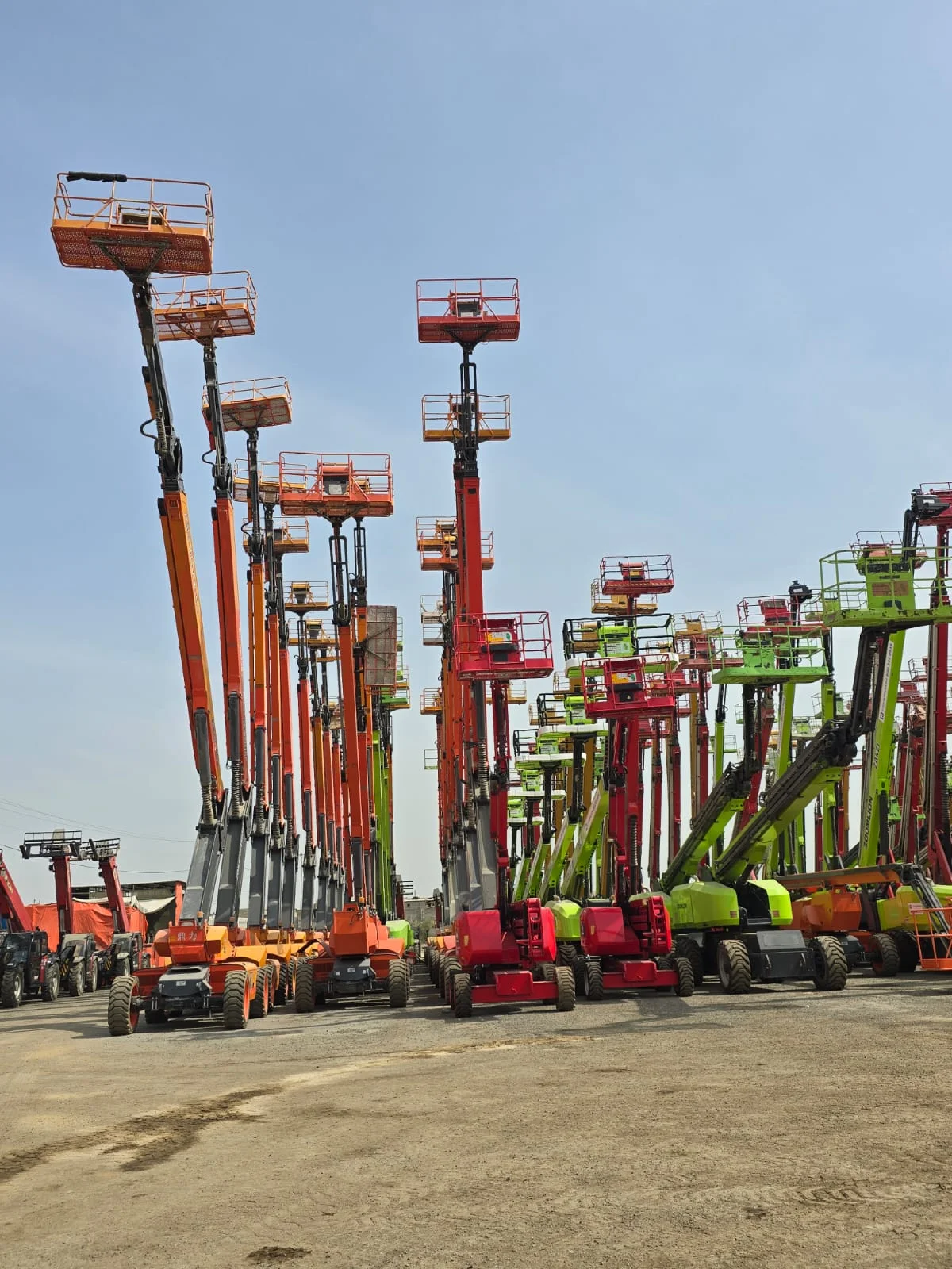 Manlifts are available for rental in Jeddah, Riyadh, Dammam, and macca.