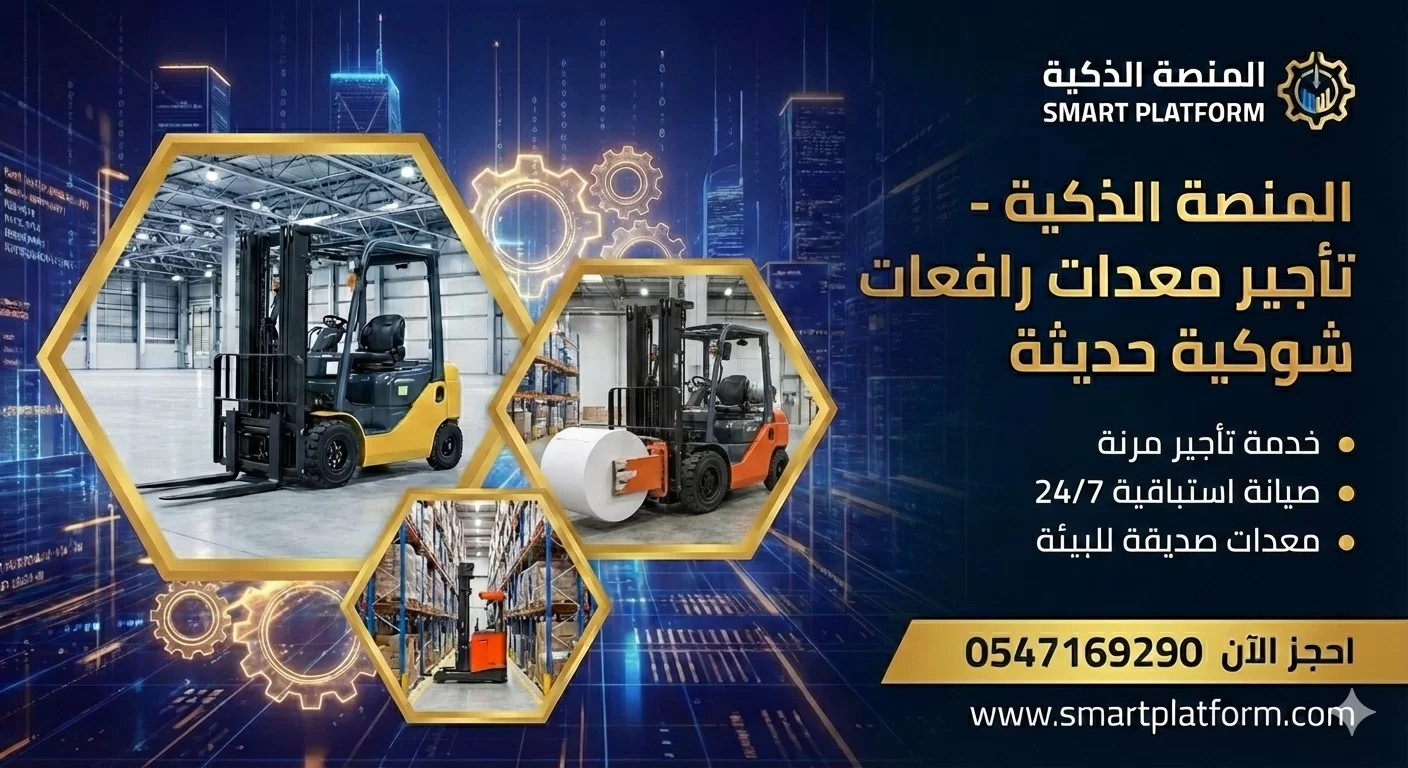 فوركلفت للإيجار الرياض || الخرج || رافعة شوكية من 3طن الى 20طن
