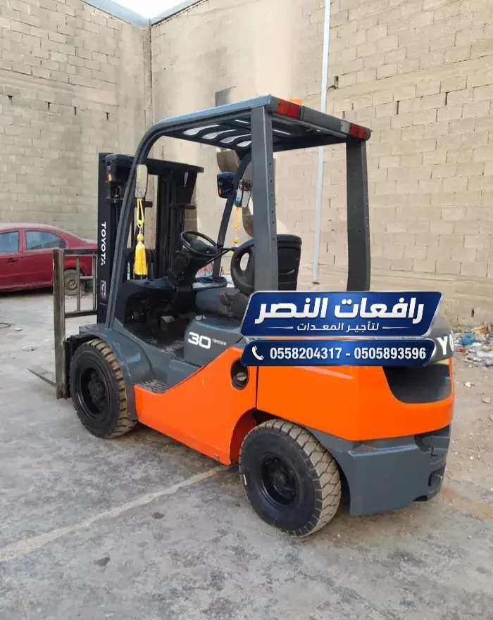 فوركلفت للايجار في الجبيل الصناعية | Forklift Rental Jubail Industrial | رافعة شوكية 2 طن و3 طن و5 طن و7 طن و10 طن للإيجار