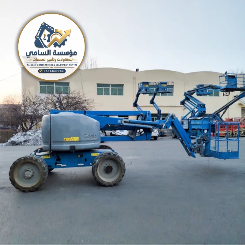 مان لفت للإيجار بالدمام | بوم لفت (Boom Lift Rental) 12م، 14م، 16م، 18م، 22م، 24م، 26م، 28م، 32م | ديزل للطرق الصعبة