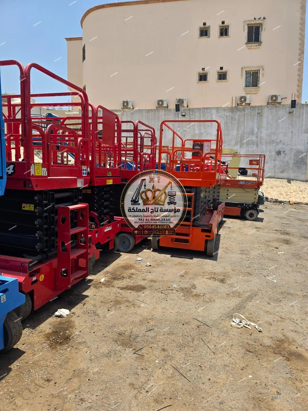 سيزر لفت للإيجار بجدة | جاهز للعمل فوراً بارتفاع 10 و 12 متر | اتصل الآن