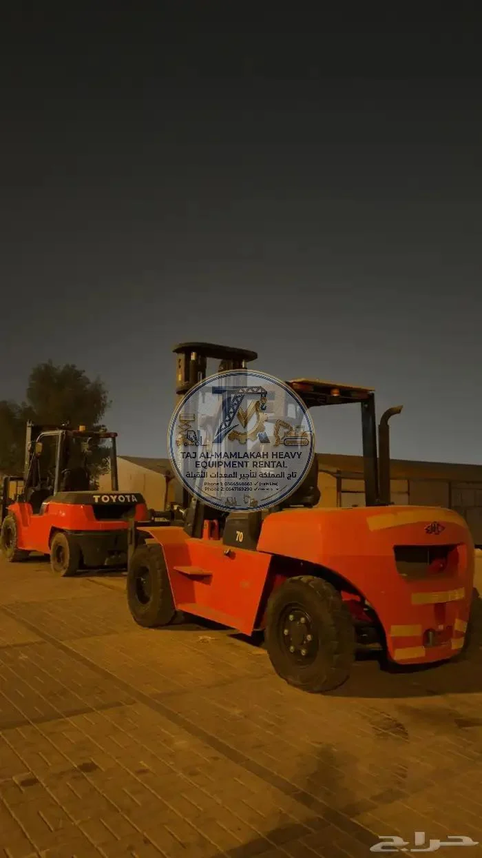رافعة شوكية 5 طن 10 طن 20 طن 30 طن للايجار في الدمام | TUV | Heavy Duty