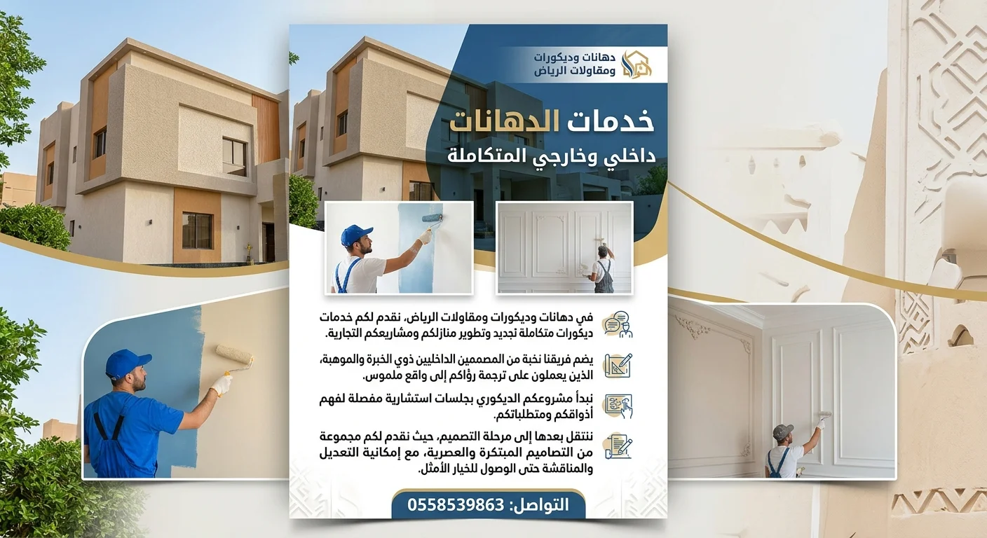 دهانات داخلي و خارجي
