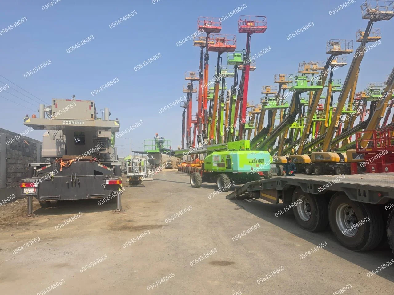مان لفت 12 متر 22 متر 32 متر 43 متر للإيجار في الدمام | Telescopic Boom Lift - الأحساء - الجبيل | تاج المملكة