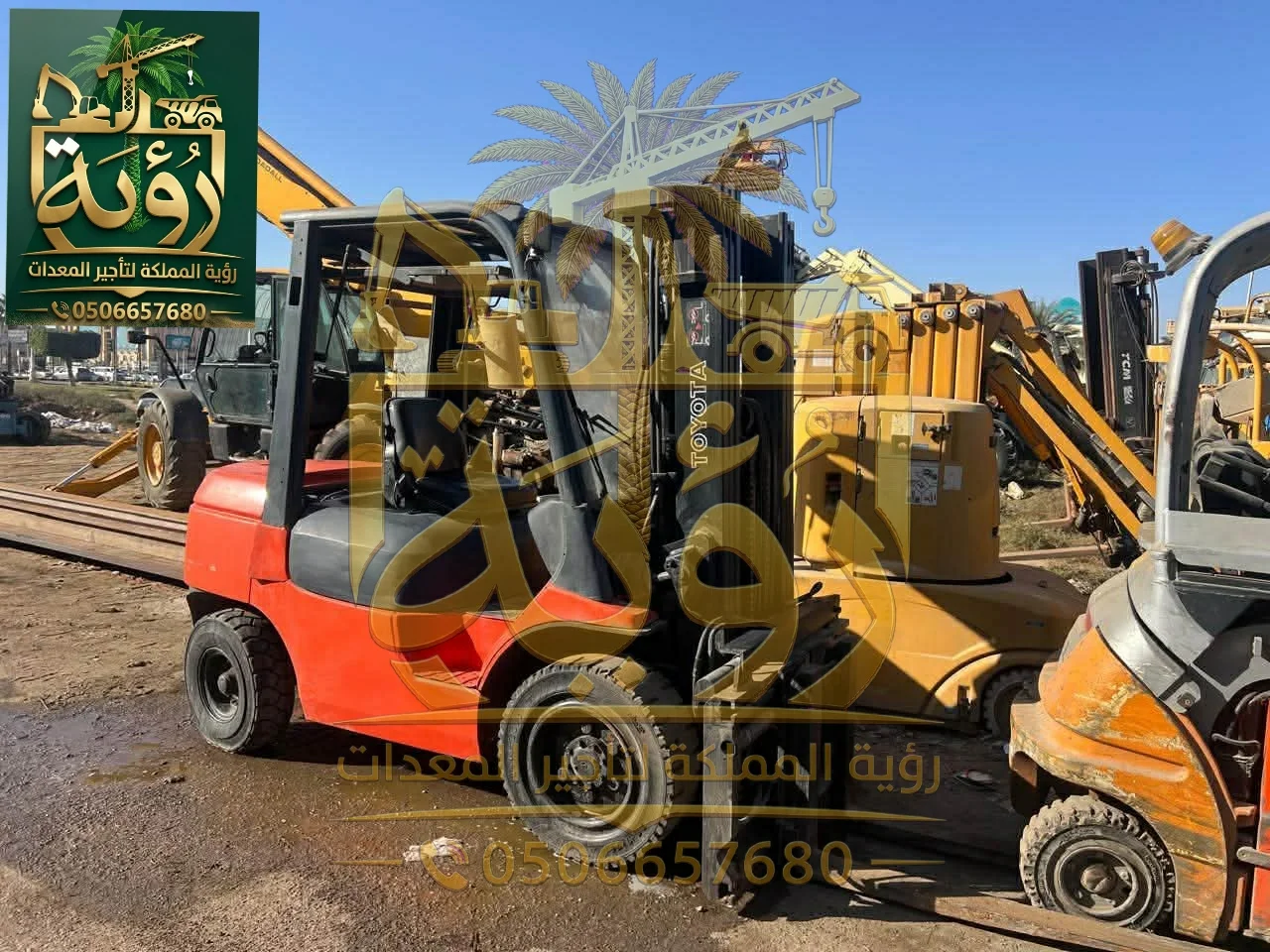 تأجير فوركلفت 3.5 طن في جدة - الرياض - الدمام | كهربائي وديزل - للمستودعات والتحميل الخفيف | رؤية المملكة