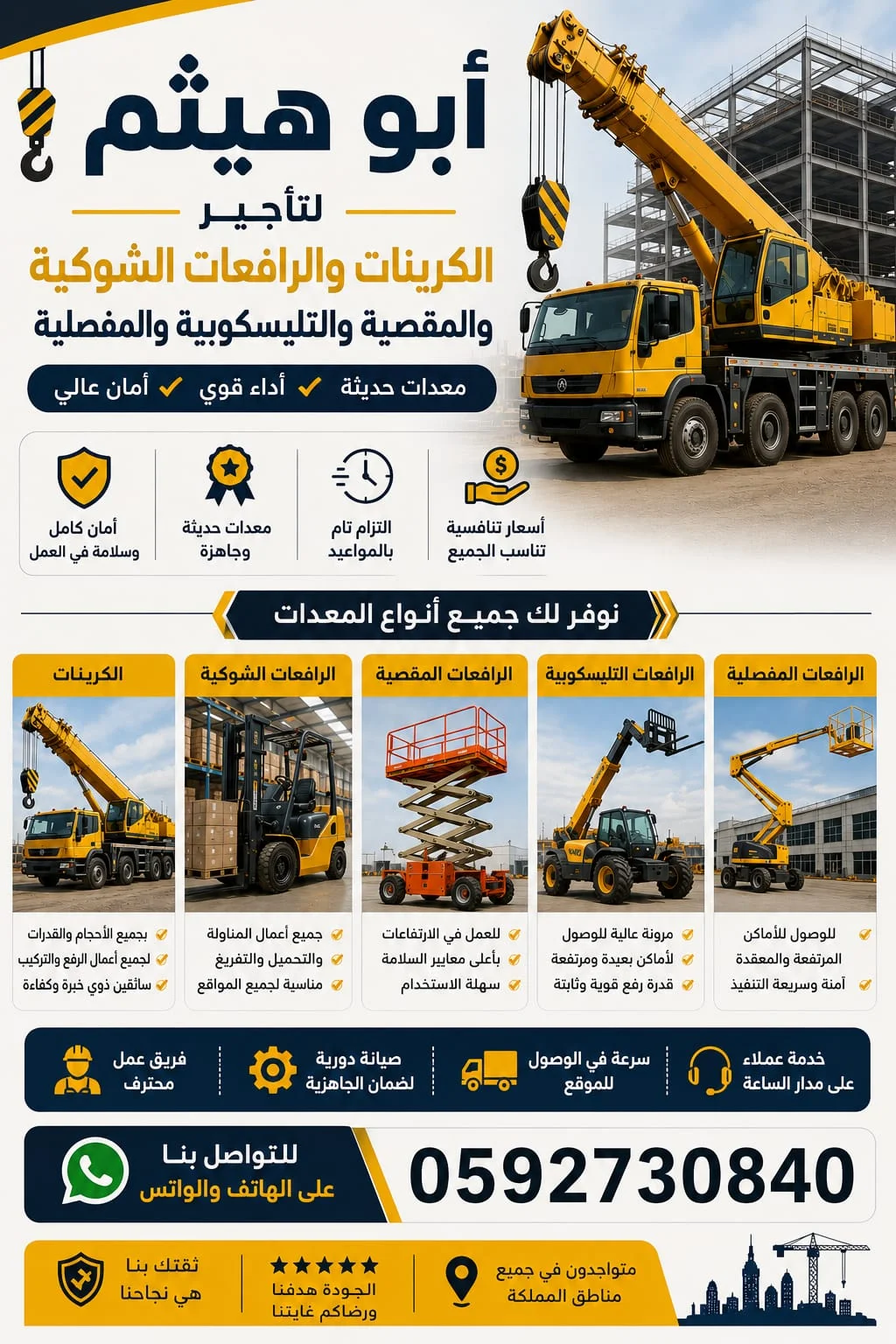 Scissor lifts and manlift for rental in jeddah, riyadh, dammam,and macca