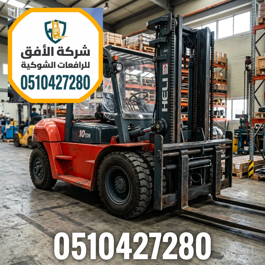 فوركلفت للايجار الرياض | من 1.5طن وحتى 30طن | كهرباء وديزل | مناولة حاويات ومعدات
