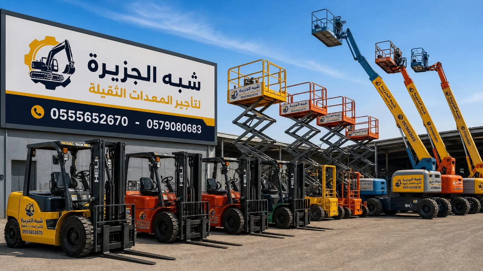 تأجير سيزرلفت بالدمام # 0555652670 # فوركلفت للإيجار بالدمام