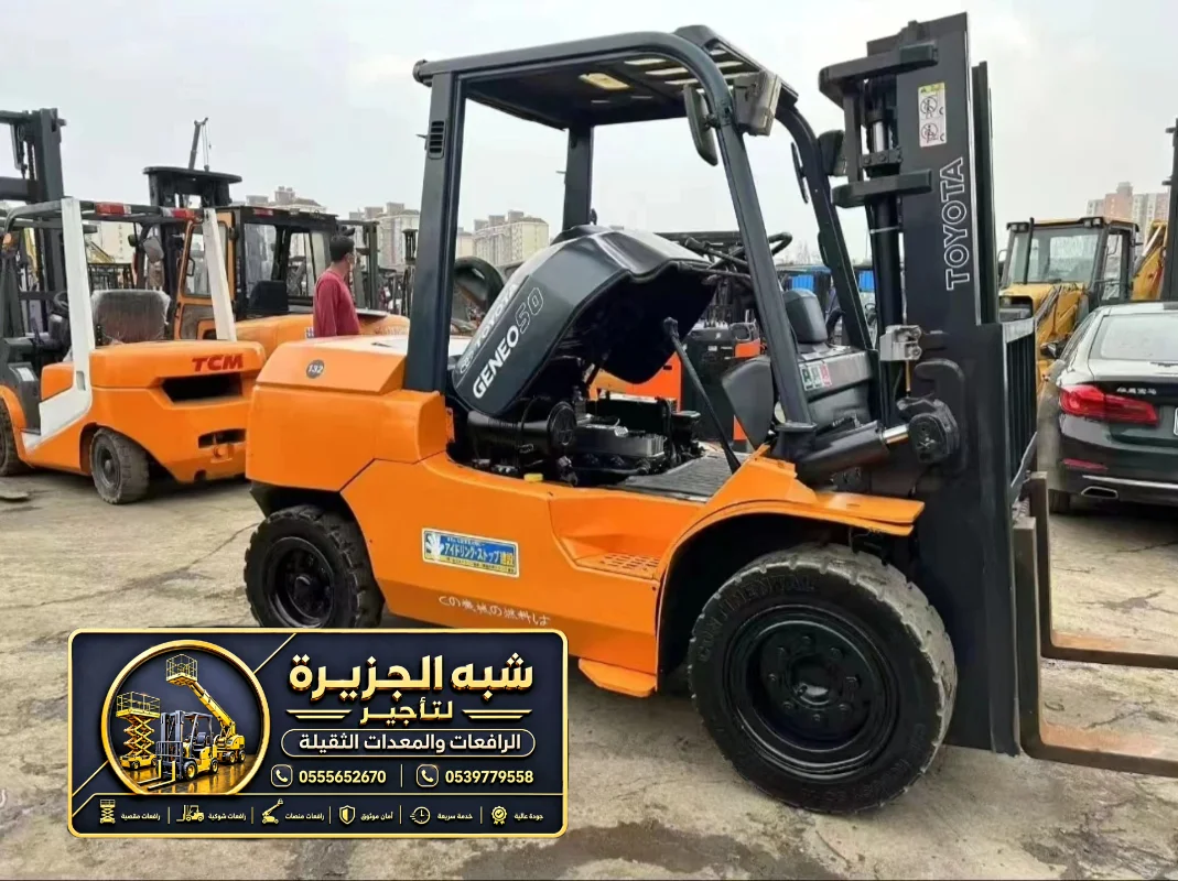 فوركلفت للايجار في مكة | مناسب لجميع الأعمال الثقيلة والخفيفة للايجار في مكة رافعة شوكية ديزل جميع الحمولات