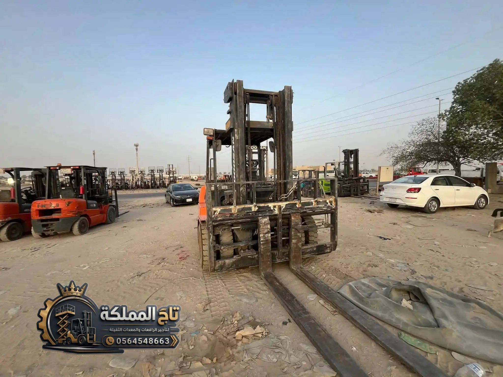 تاجير رافعة شوكية في بقيق الجبيل القطيف - الدمام - رافعات شوكية فوركلفت للايجار