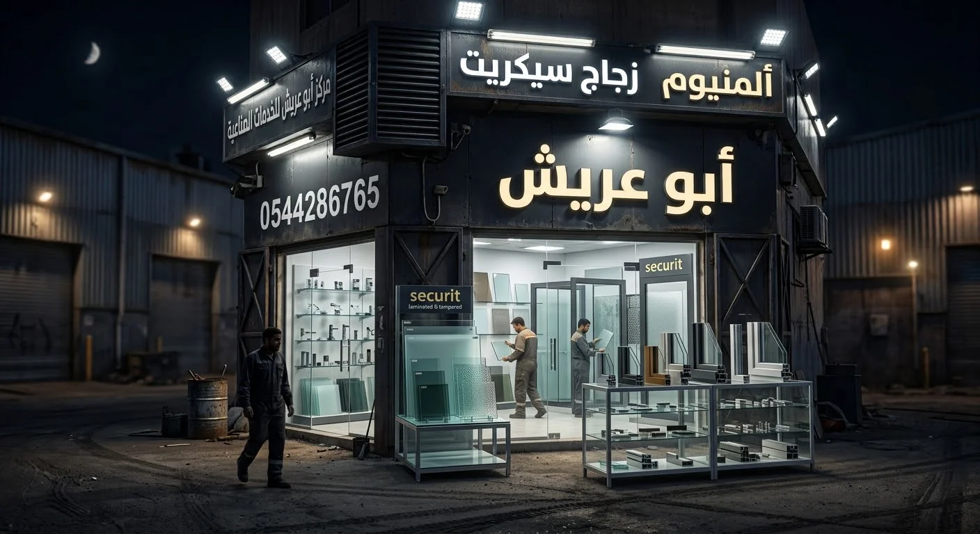 زجاج سيكريت المنيوم أبو عريش جيزان
