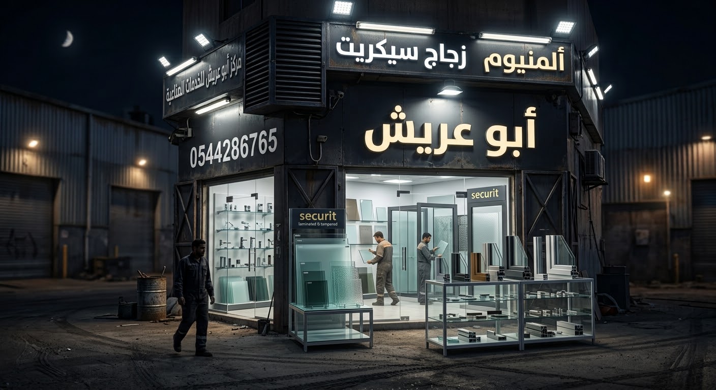 زجاج سيكريت المنيوم أبو عريش جازان